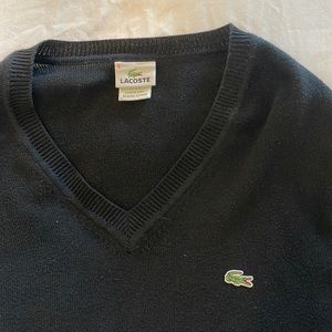 Mens size 5 Lacoste lightweight cotton sweater